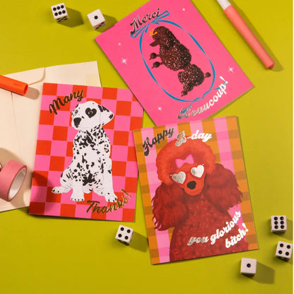 Lucky Goods Paper - Birthday Poodle Card