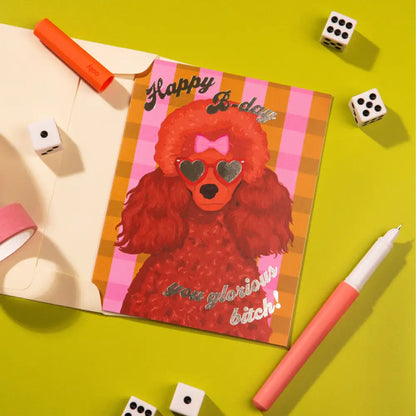 Lucky Goods Paper - Birthday Poodle Card