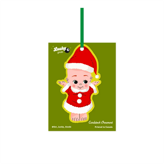 Lucky Goods Paper - Christmas Kewpie Cardstock Ornament