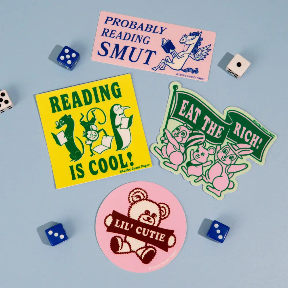 Lucky Goods Paper - Eat the Rich Sticker