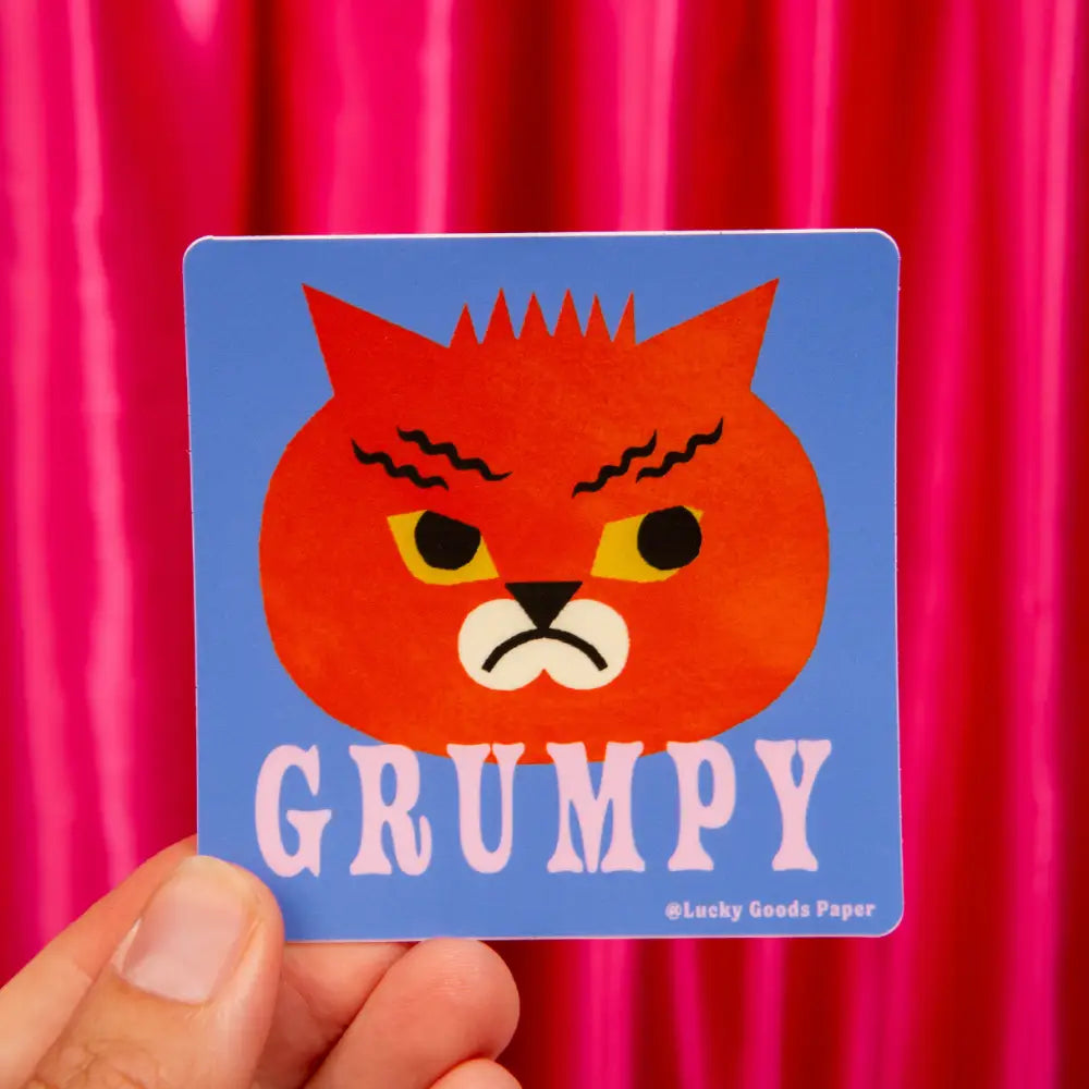 Lucky Goods Paper - Grumpy Cat Vinyl Sticker