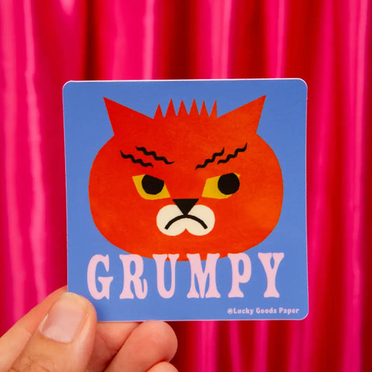Lucky Goods Paper - Grumpy Cat Vinyl Sticker