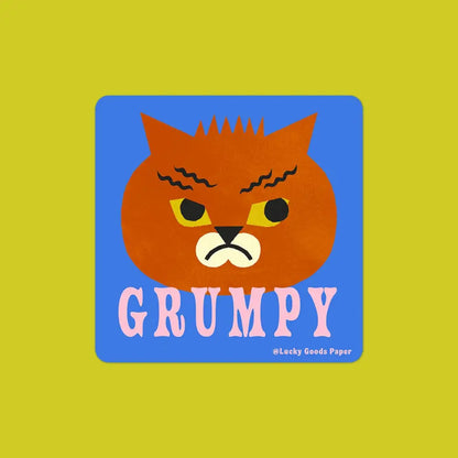Lucky Goods Paper - Grumpy Cat Vinyl Sticker