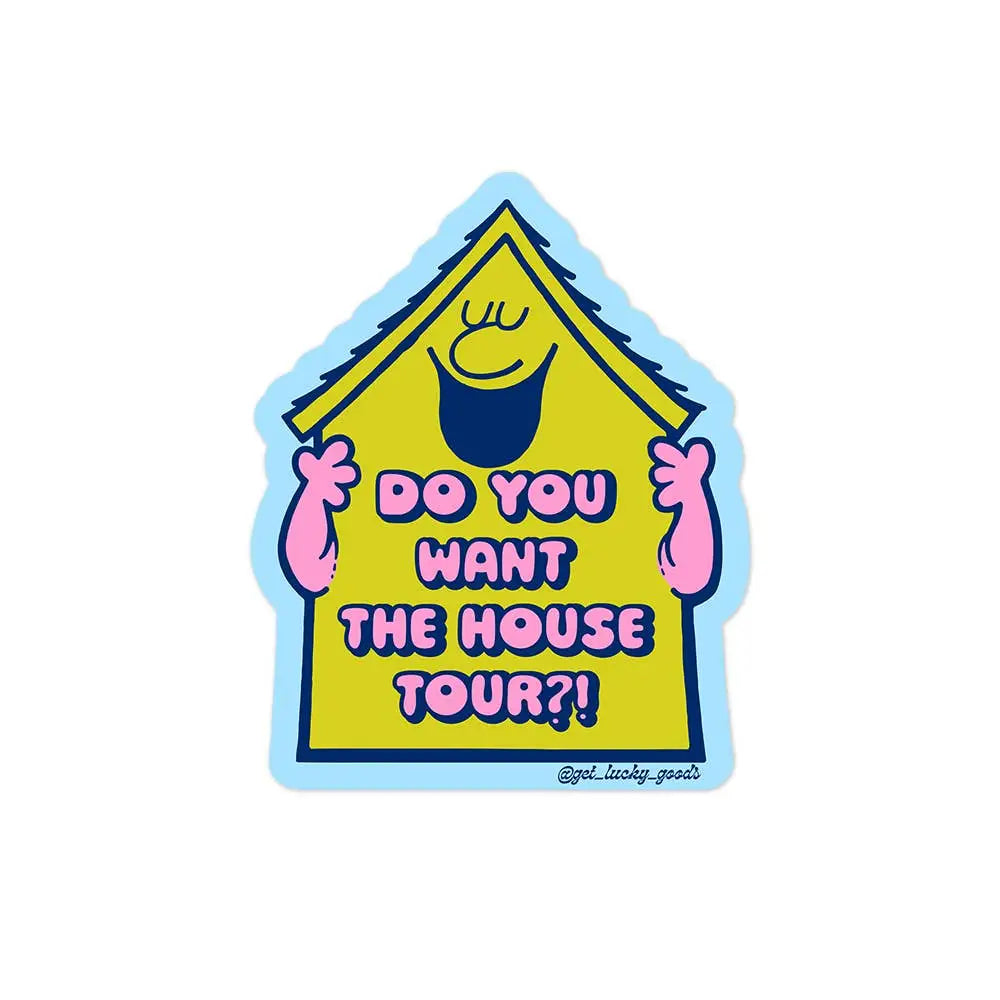 Lucky Goods Paper - House Tour Sticker