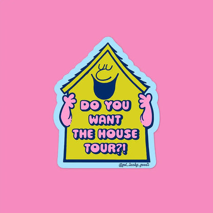 Lucky Goods Paper - House Tour Sticker