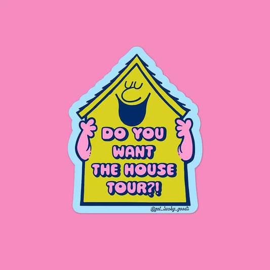 Lucky Goods Paper - House Tour Sticker