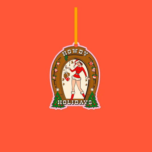 Lucky Goods Paper - Howdy Holidays Cardstock Ornament
