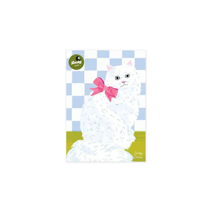 Lucky Goods Paper - Kitty with Bow Portrait Print 8’’ x 10’’