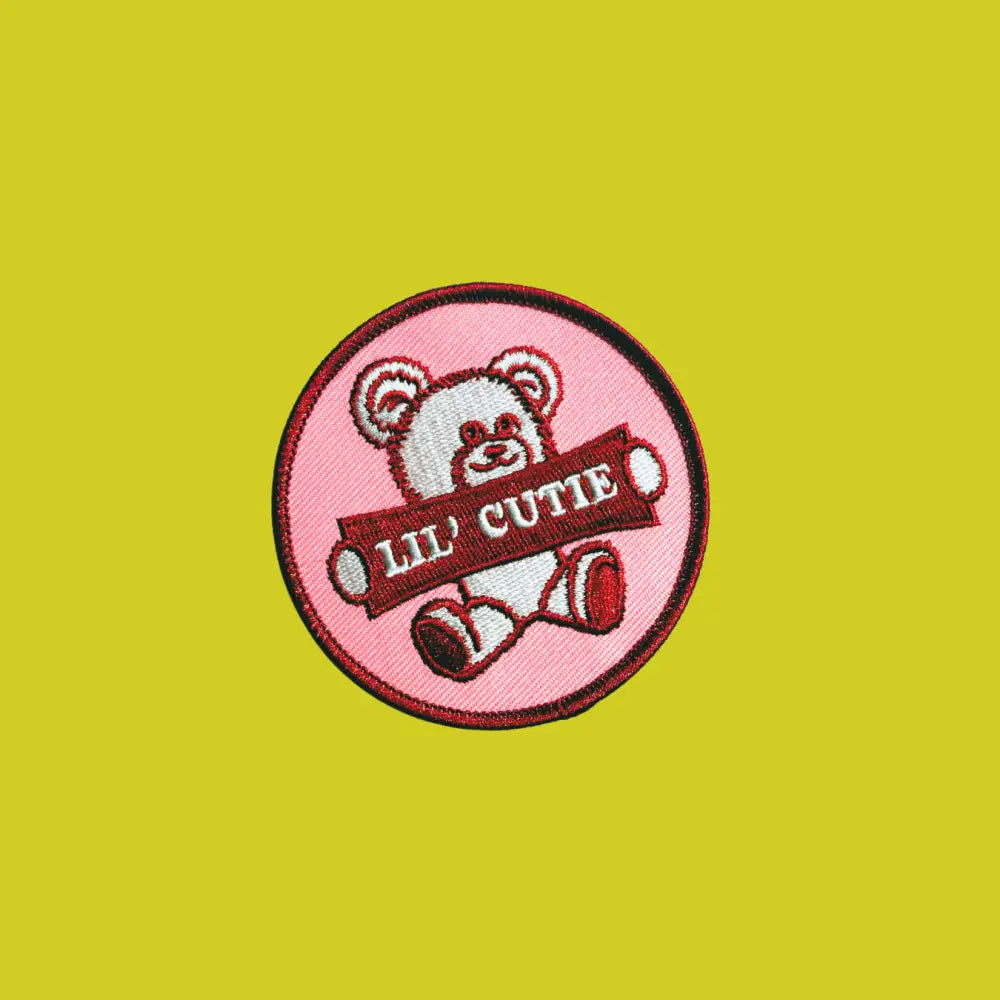 Lucky Goods Paper - Lil’ Cutie Bear – Iron-On Embroidered Patch