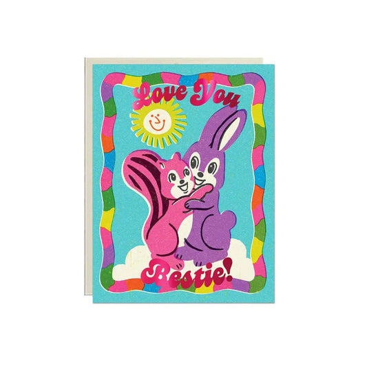 Lucky Goods Paper - Love You Bestie! – Foil Friendship ✿ Just Because Card