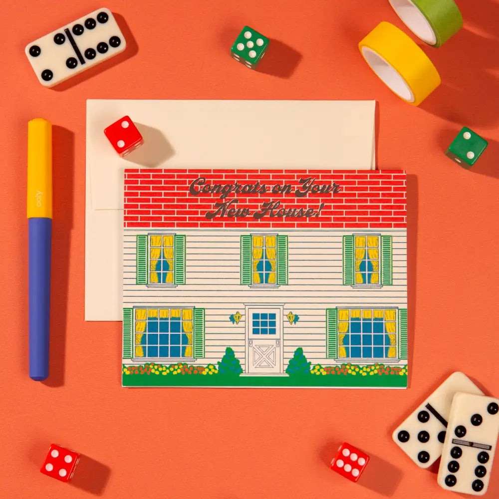 Lucky Goods Paper - New House Brick Foil Card