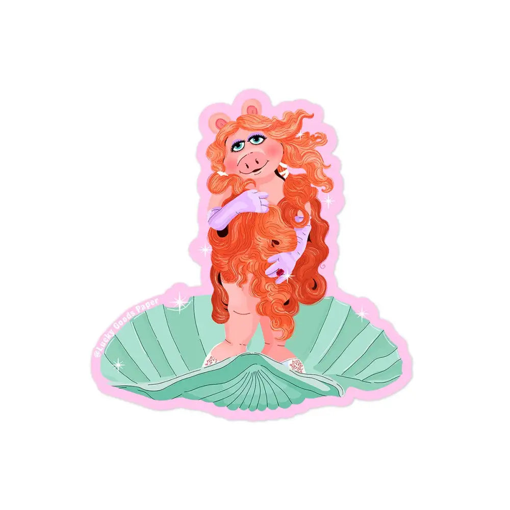 Lucky Goods Paper - Piggy Goddess Sticker