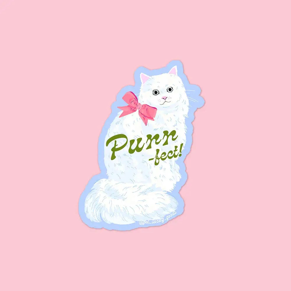 Lucky Goods Paper - Purr-fect Kitty Sticker