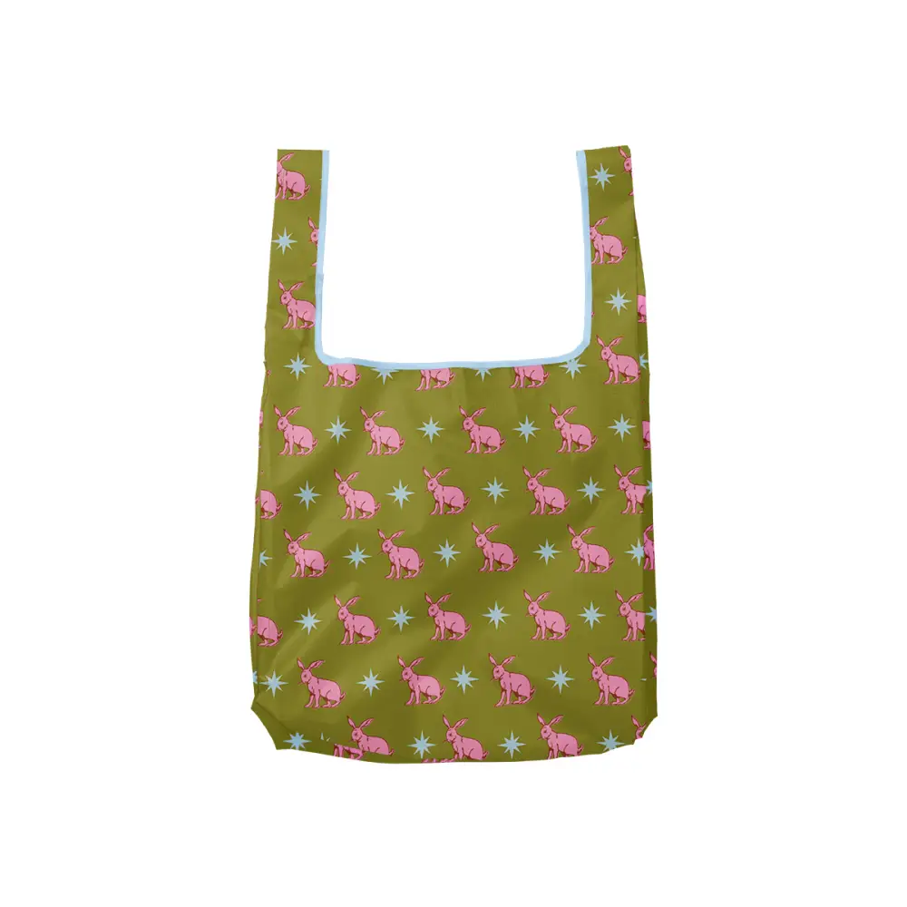 Lucky Goods Paper - Rabbit Nylon Tote