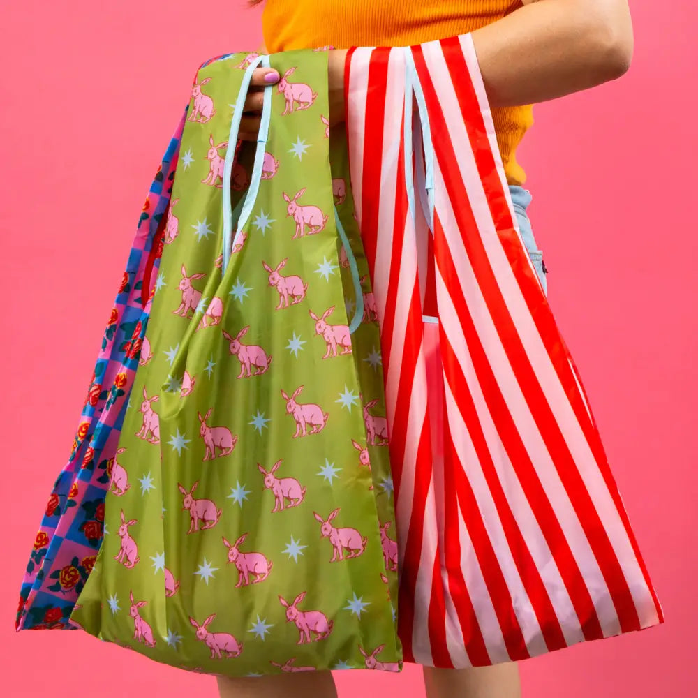 Lucky Goods Paper - Rabbit Nylon Tote