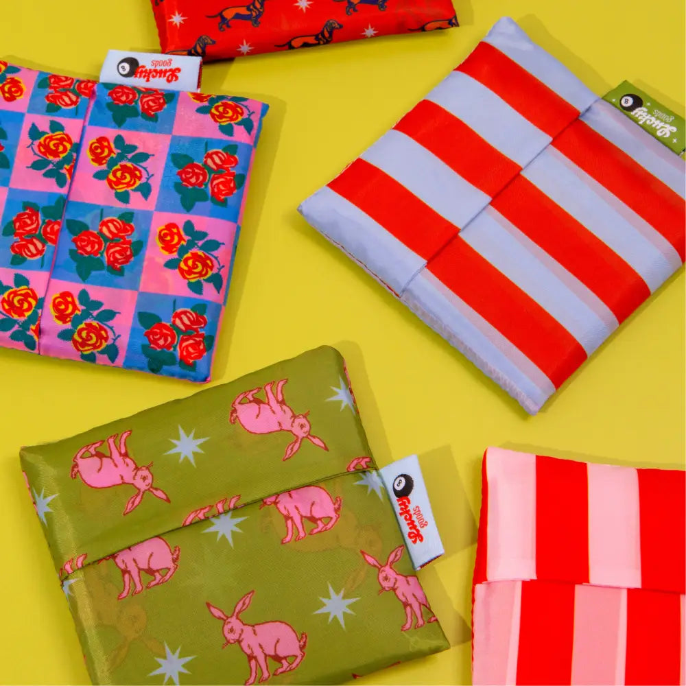 Lucky Goods Paper - Rabbit Nylon Tote
