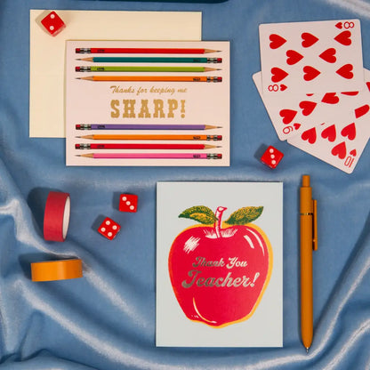 Lucky Goods Paper - Sharp Pencils Foil Card