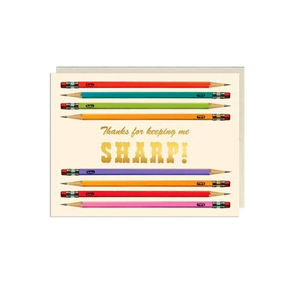 Lucky Goods Paper - Sharp Pencils Foil Card