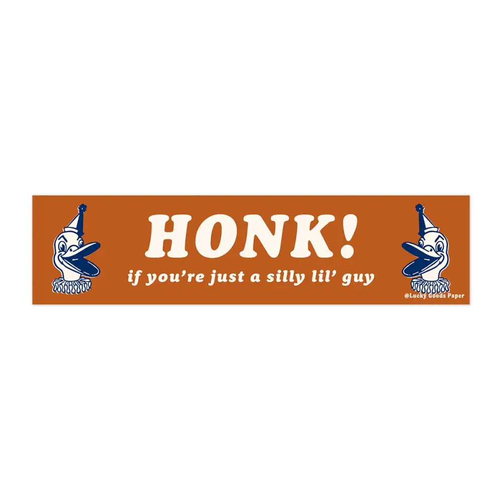 Lucky Goods Paper - Silly Lil’ Guy – Bumper Sticker