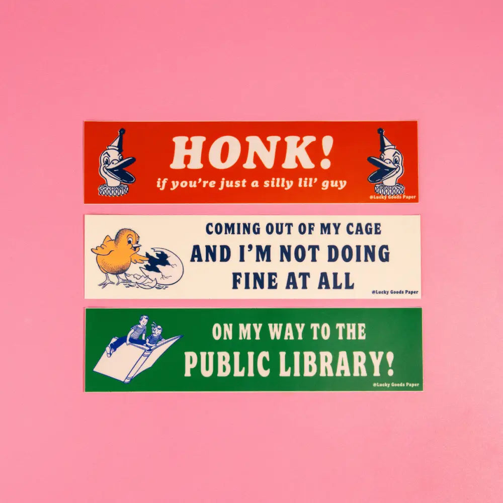 Lucky Goods Paper - Silly Lil’ Guy – Bumper Sticker
