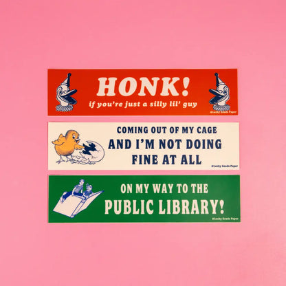 Lucky Goods Paper - Silly Lil’ Guy – Bumper Sticker