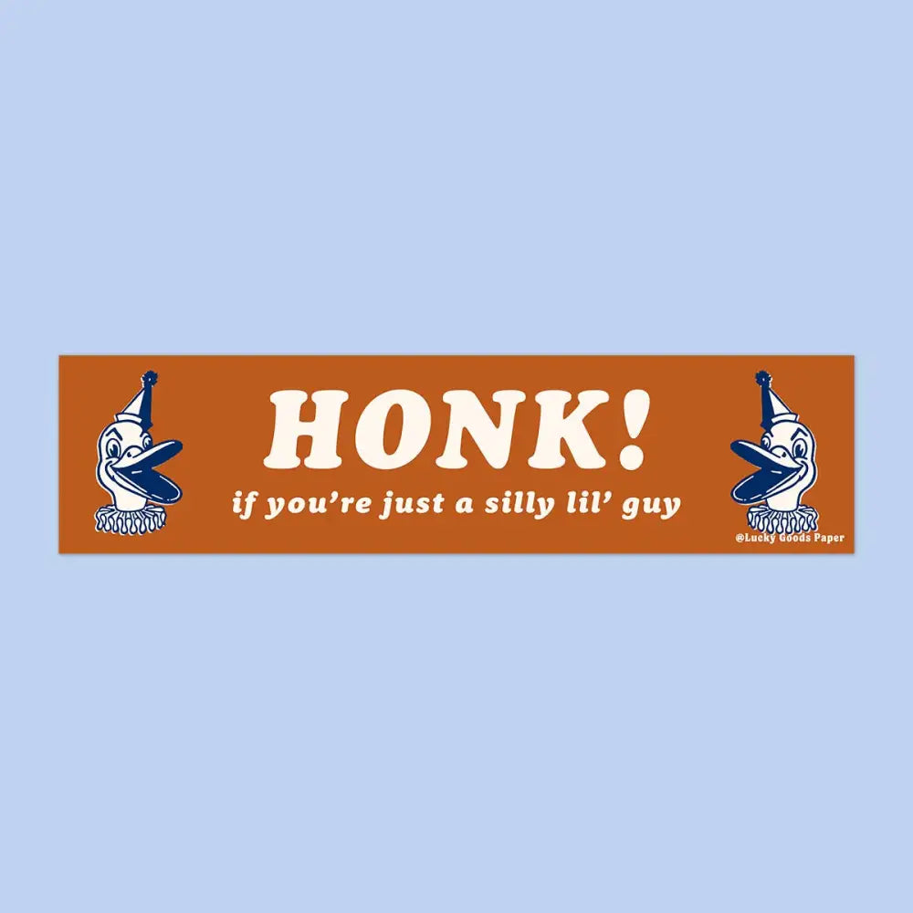 Lucky Goods Paper - Silly Lil’ Guy – Bumper Sticker