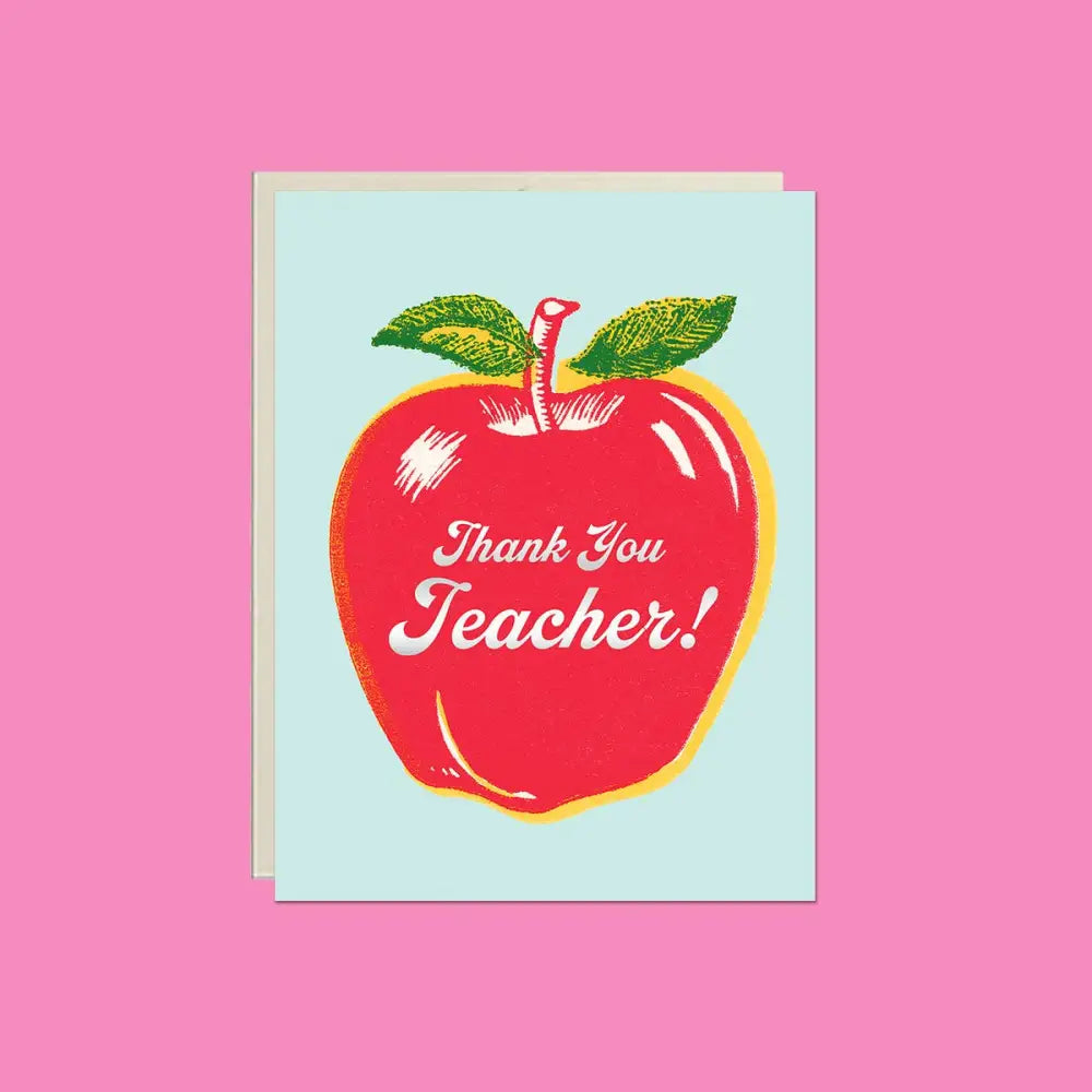 Lucky Goods Paper - Thank You Teacher Foil Card