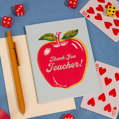 Lucky Goods Paper - Thank You Teacher Foil Card