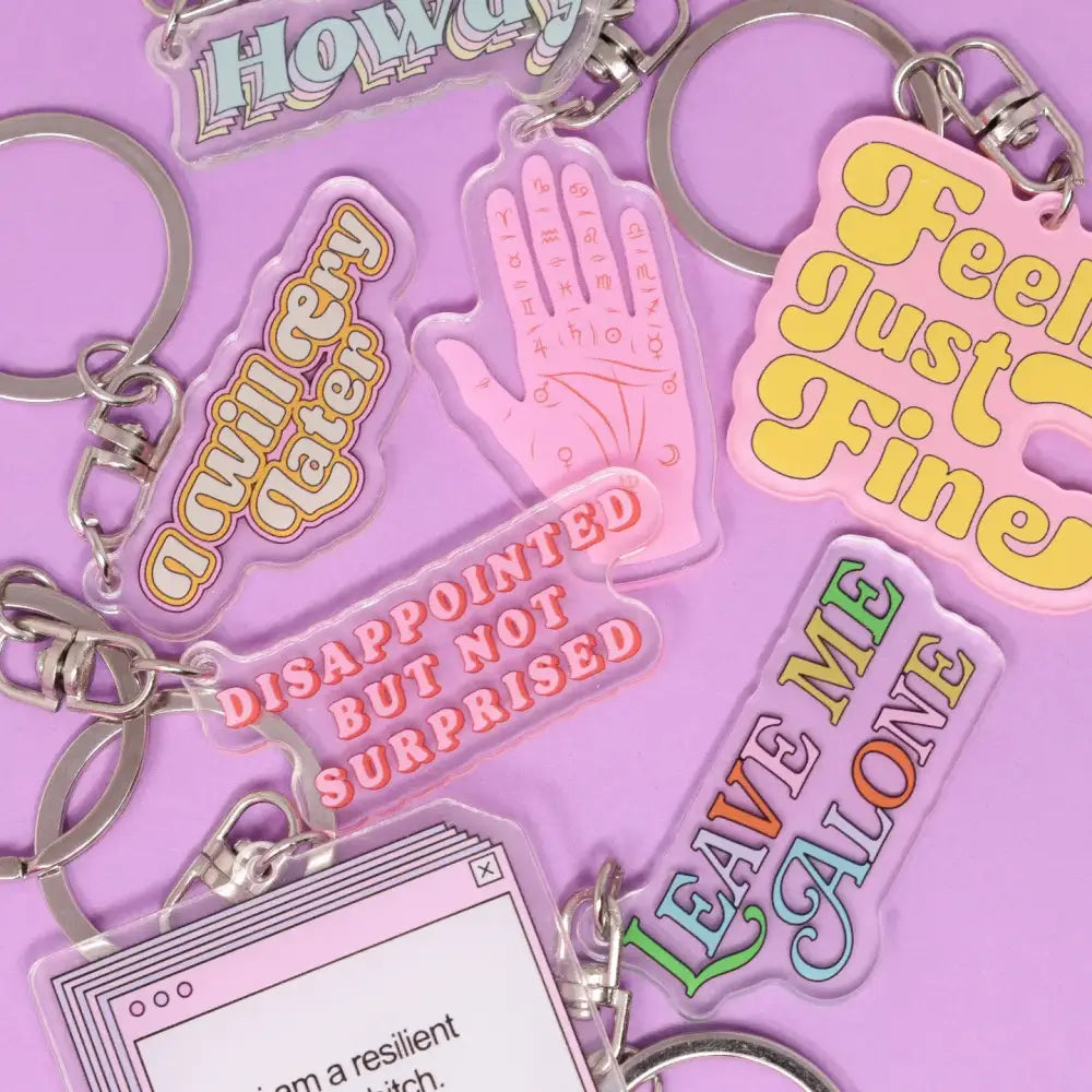 I’m A Resilient Bad Bitch Keychain - PABOOM