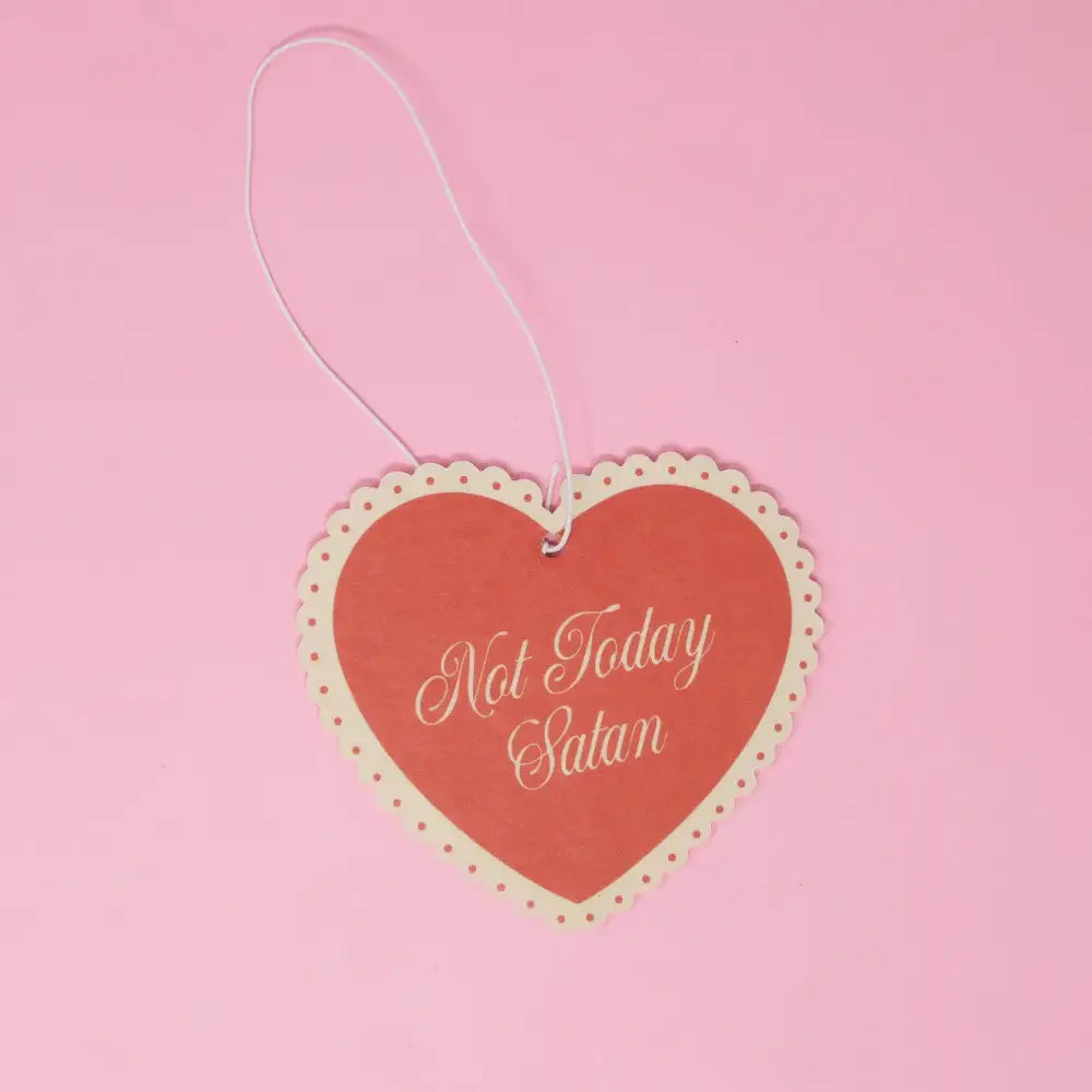 Not Today Satan Air Freshener - PABOOM