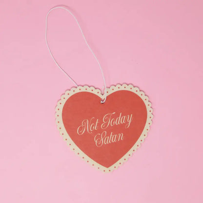 Not Today Satan Air Freshener - PABOOM