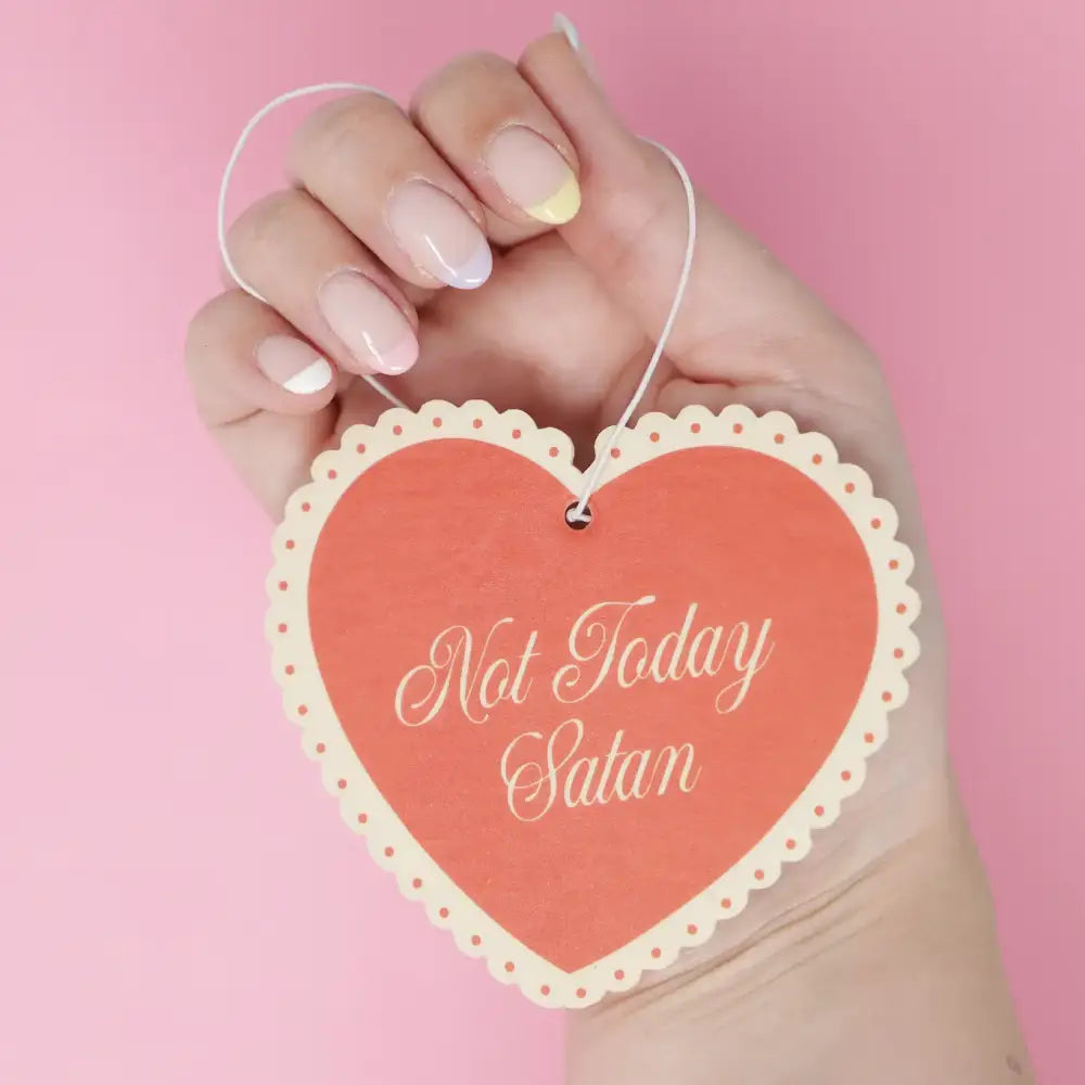 Not Today Satan Air Freshener - PABOOM