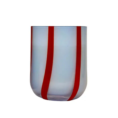 Atina Glassware - Olive + White
