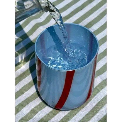 MÆGEN - Atina Glassware - Blue & Red