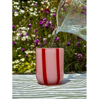 Atina Glassware - Lilac + Navy