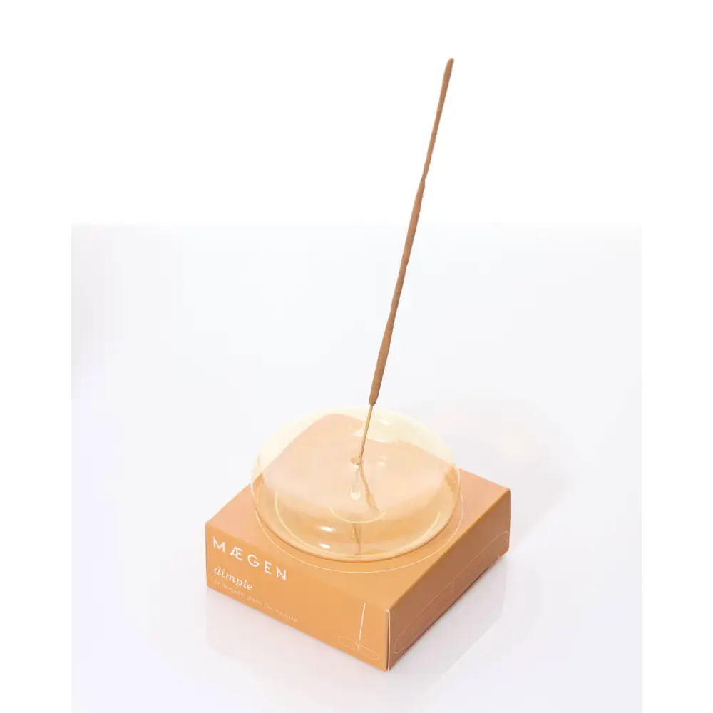 MÆGEN - Dimple Hand Blown Glass Incense Holder