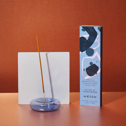 MÆGEN - Dimple Hand Blown Glass Incense Holder