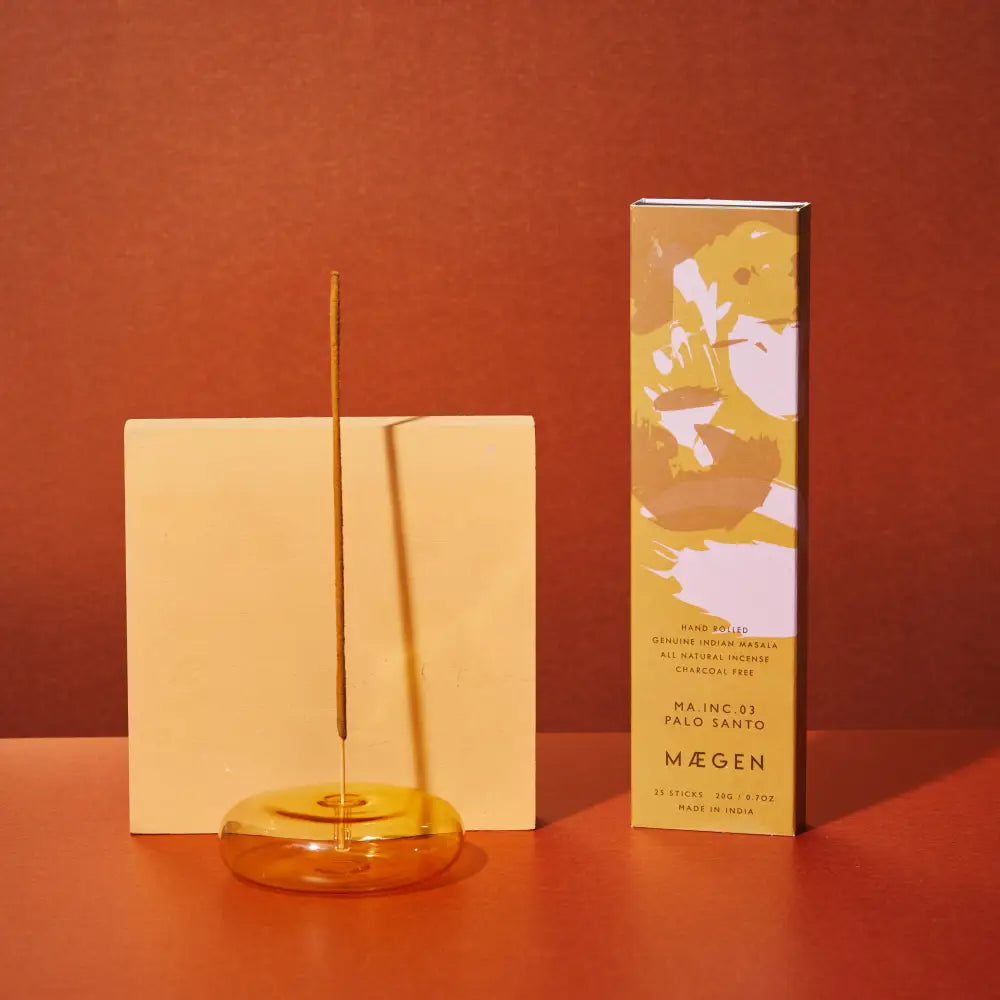 MÆGEN - Dimple Hand Blown Glass Incense Holder