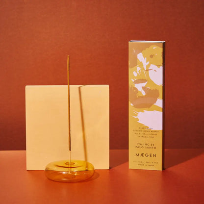 MÆGEN - Dimple Hand Blown Glass Incense Holder