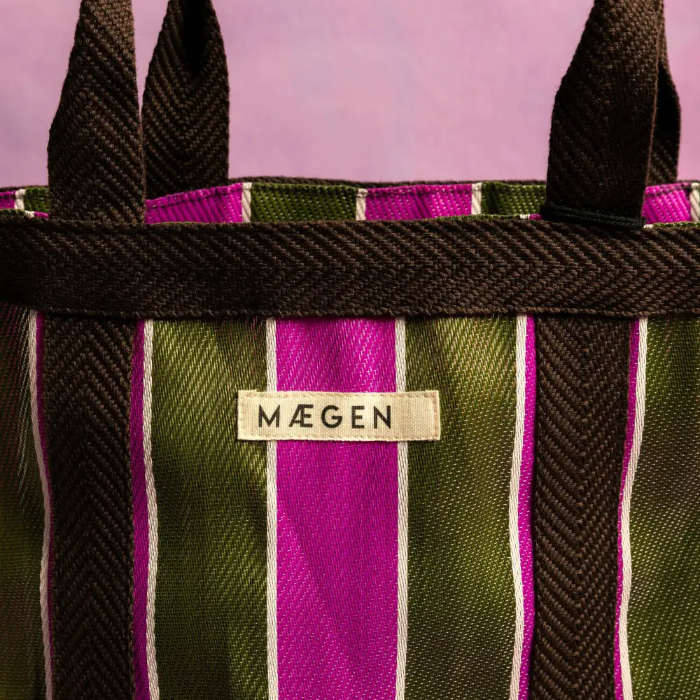 MÆGEN - Everywhere Bag | Brown/ Olive/ Pink