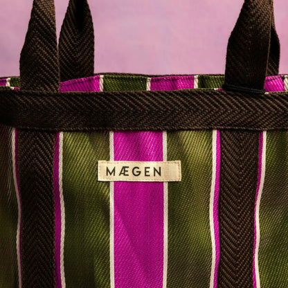 MÆGEN - Everywhere Bag | Brown/ Olive/ Pink