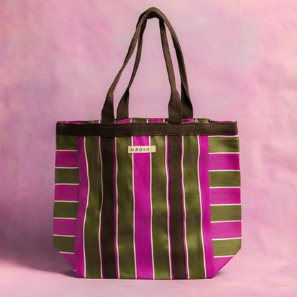 Mægen Everywhere Bag - Chocolate/ Yellow/ Olive