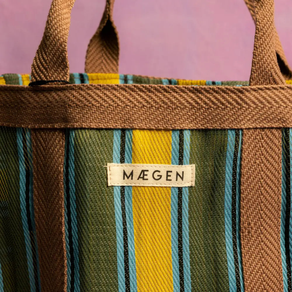 MÆGEN - Everywhere Bag | Chocolate/ Yellow/ Olive