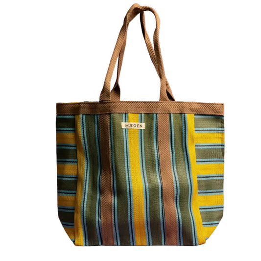 Mægen Everywhere Bag - Chocolate/ Yellow/ Olive