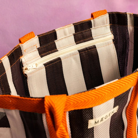 Mægen Everywhere Bag - Orange/ White/ Aubergine