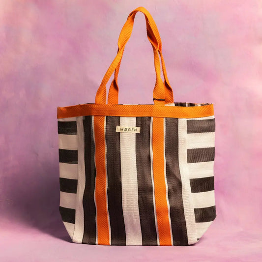 Mægen Everywhere Bag - Orange/ White/ Aubergine