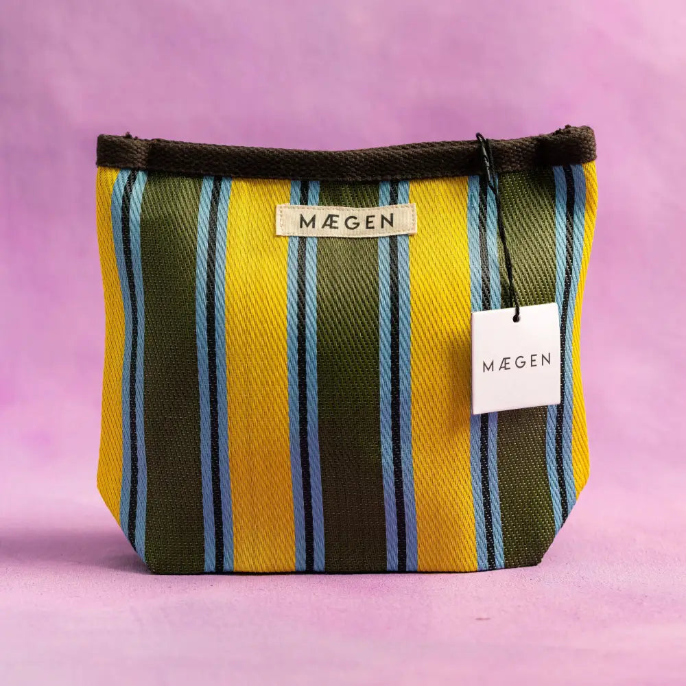 MÆGEN - Pouch | Chocolate/Yellow/ Olive