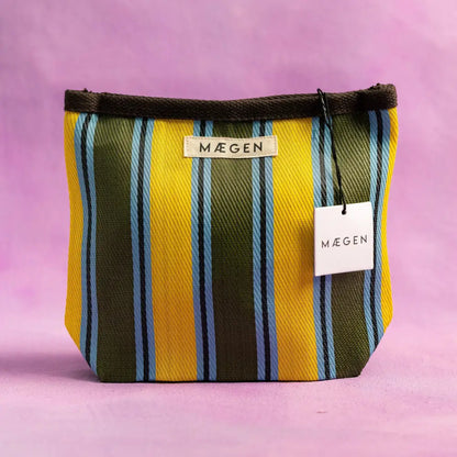MÆGEN - Pouch | Chocolate/Yellow/ Olive