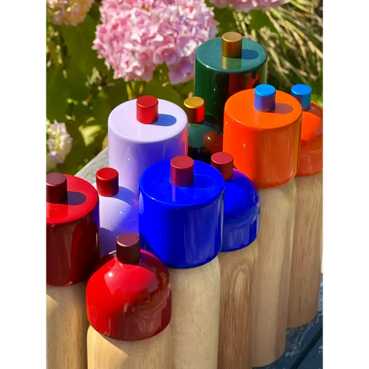 Salt & Pepper Grinders - Orange & Blue / Large