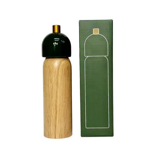 Salt & Pepper Grinders - Green & Gold / Medium